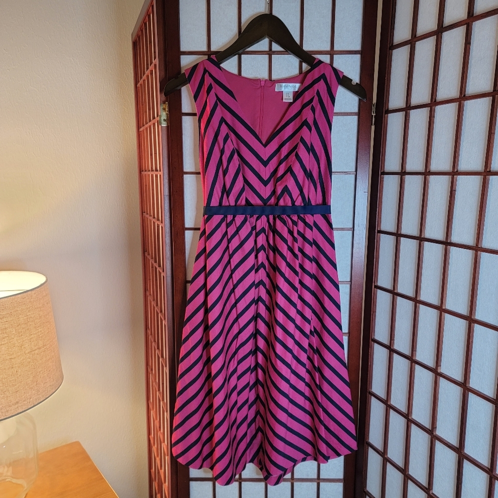 Sleeveless striped dress by Motherhood Maternity